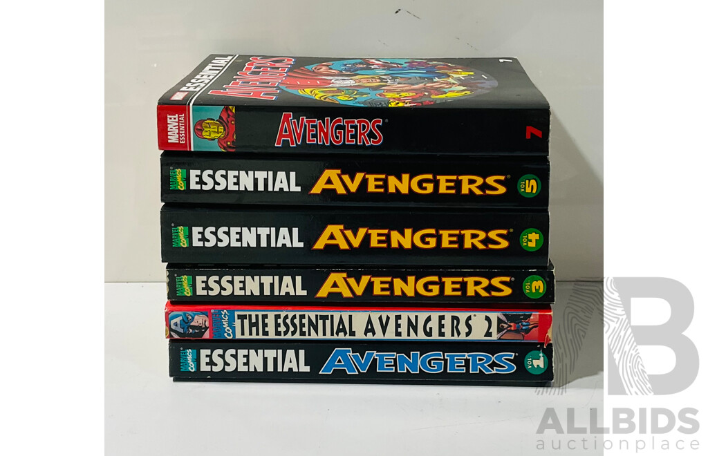 Marvel Comics Essentials Vol #1-#5 and #7