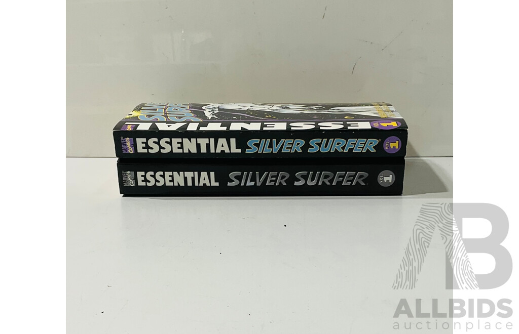 Set of Two Marvel Comics Essentials Silver Surfer Vol#1