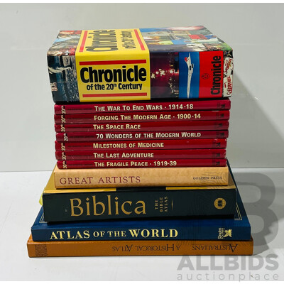 Collection Books Relating to History and More, Mix Hardcovers and Soft Covers