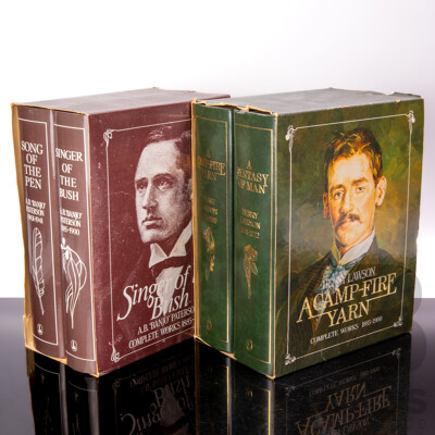 Singer of the Bush, AB Banjo Paterson Complete Works in Two Volume, Lansdowne, 1983 and Henry Lawson, Complete Works in Two Volumes, Lansdowne Publishing