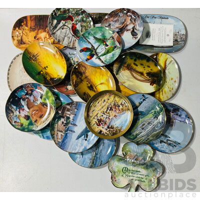 Large Collection Bradex Display Plates in Various Series