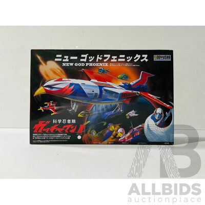 Science Ninja Team Gatchaman New God Phoenix Model Kit by Doyusha Unbuilt in Original Box