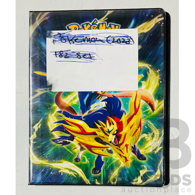 Collection of Mostly Foil Pokémon TCG Singles in Binder Including Several EX Pokémon and V Pokémon Such as Rayquaza V, Gardevoir EX, Iron Valiant EX and Many More