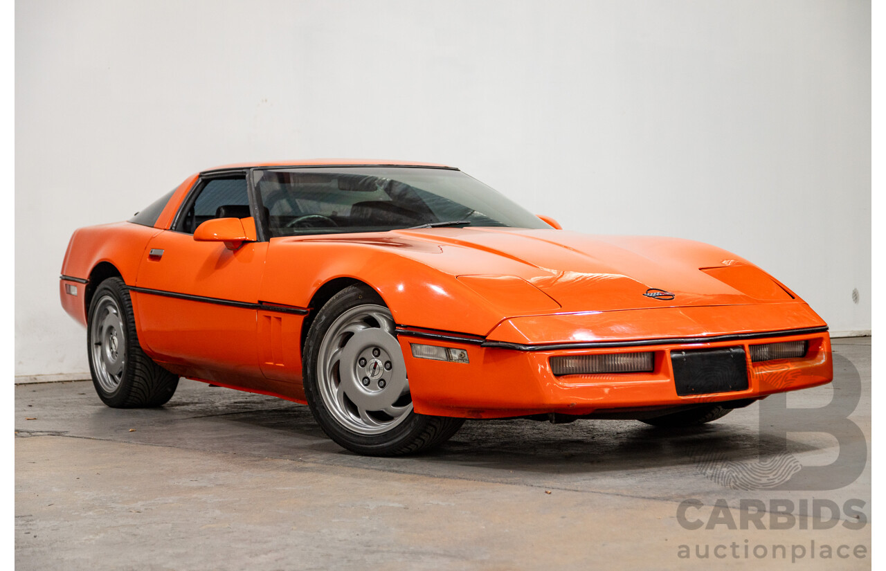 1987 Chevrolet Corvette C4 2d Coupe Red V8 5.7L - 07/1997 Import