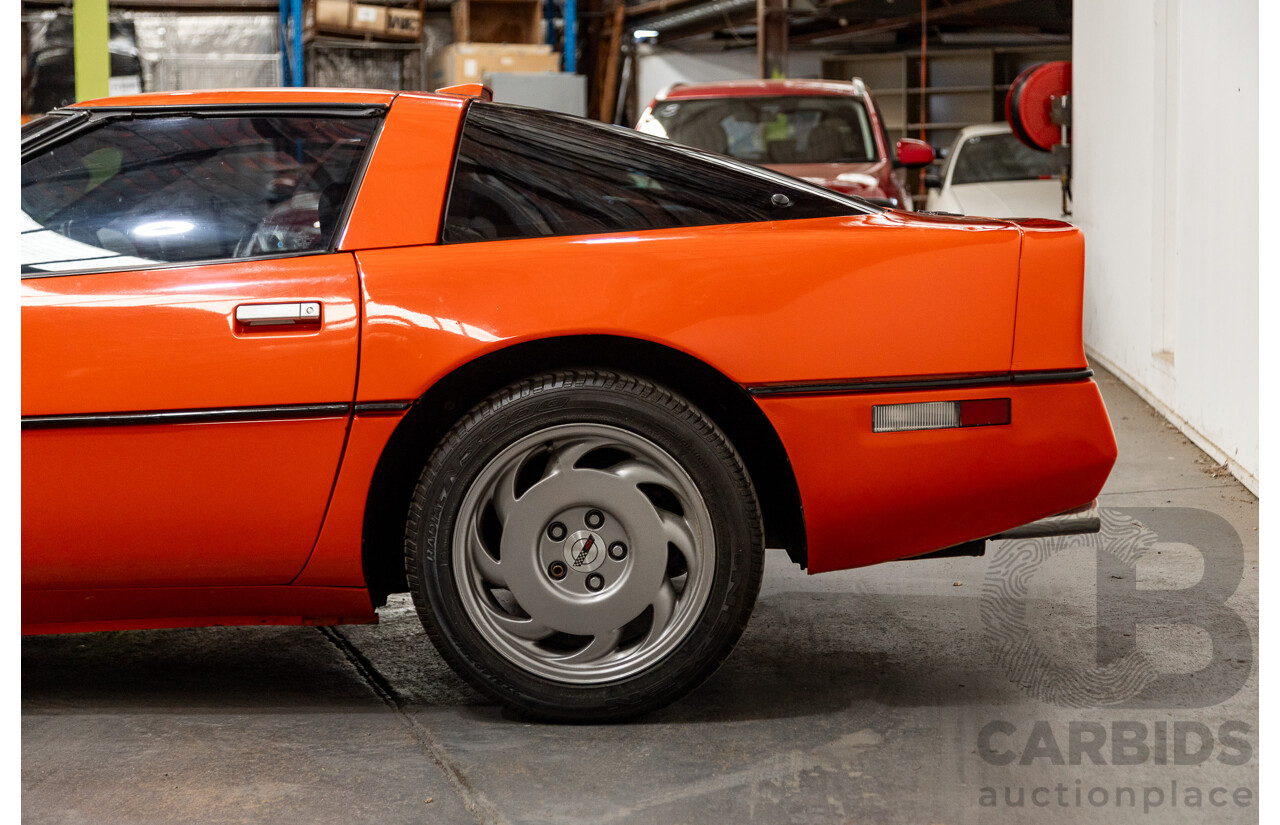 1987 Chevrolet Corvette C4 2d Coupe Red V8 5.7L - 07/1997 Import