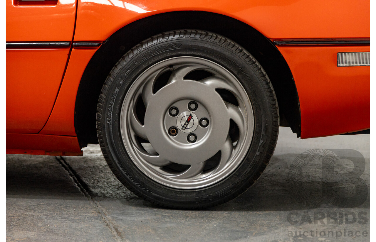 1987 Chevrolet Corvette C4 2d Coupe Red V8 5.7L - 07/1997 Import