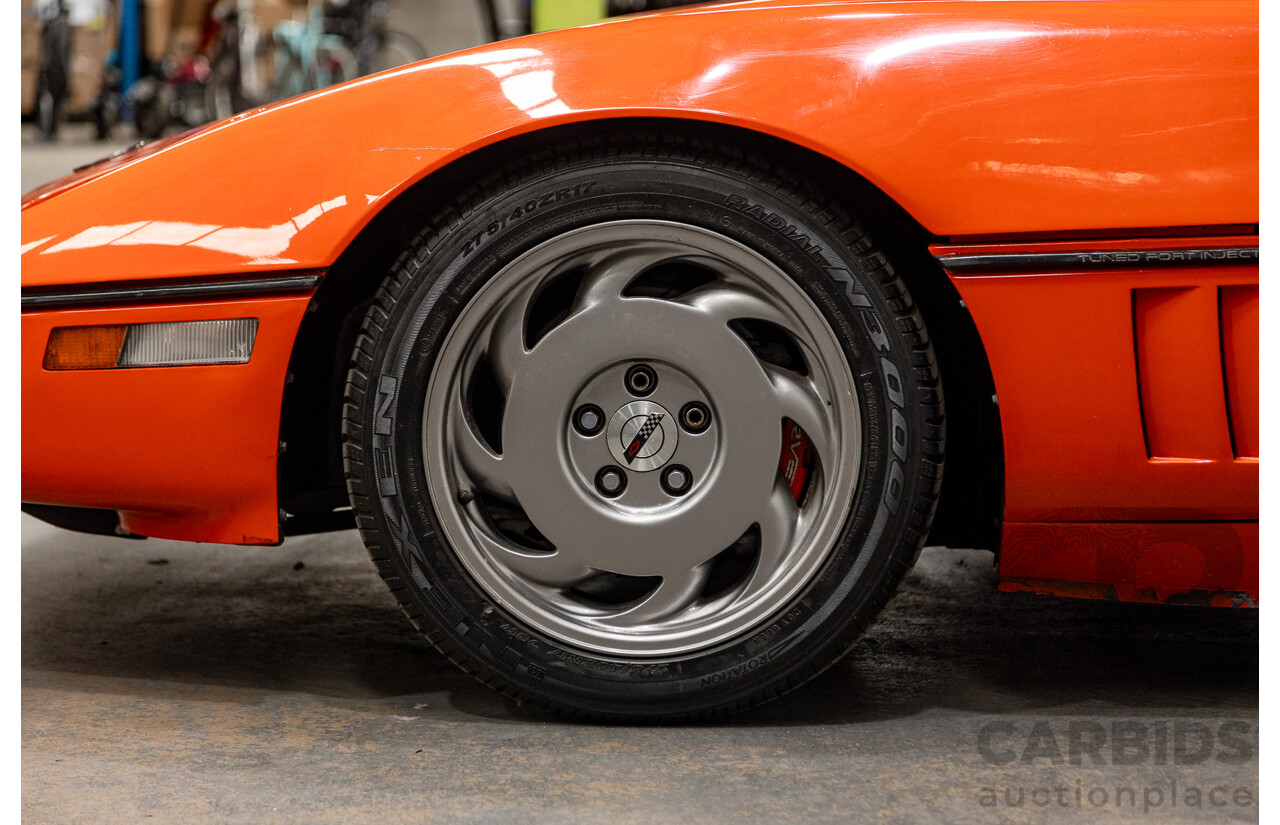 1987 Chevrolet Corvette C4 2d Coupe Red V8 5.7L - 07/1997 Import