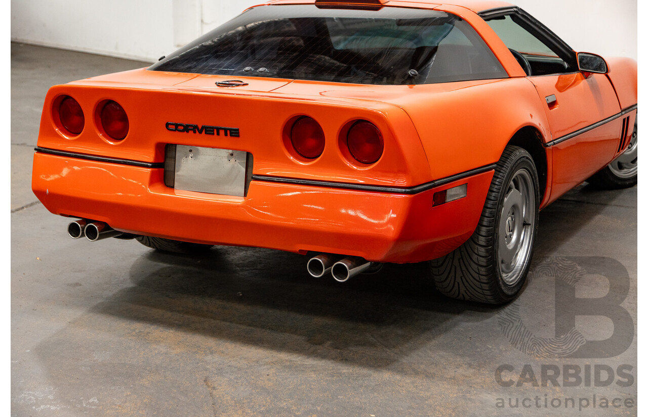 1987 Chevrolet Corvette C4 2d Coupe Red V8 5.7L - 07/1997 Import