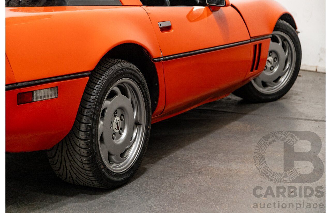 1987 Chevrolet Corvette C4 2d Coupe Red V8 5.7L - 07/1997 Import