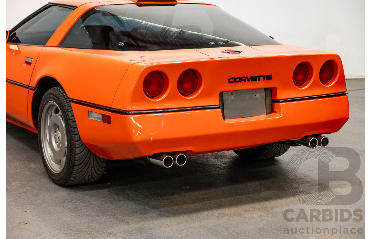 1987 Chevrolet Corvette C4 2d Coupe Red V8 5.7L - 07/1997 Import
