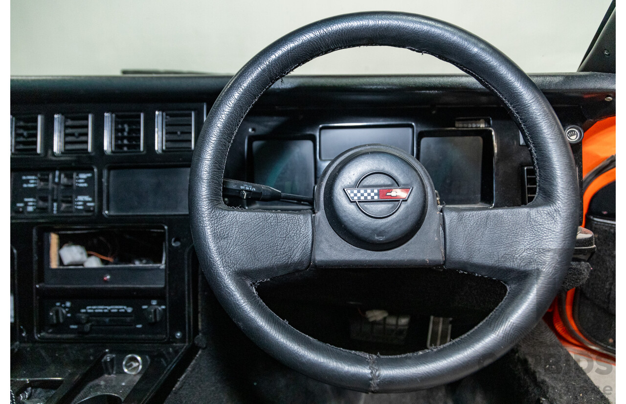 1987 Chevrolet Corvette C4 2d Coupe Red V8 5.7L - 07/1997 Import