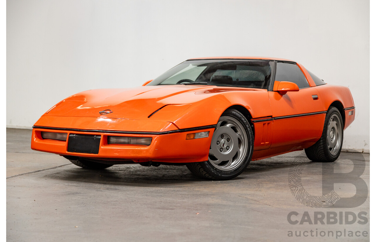 1987 Chevrolet Corvette C4 2d Coupe Red V8 5.7L - 07/1997 Import