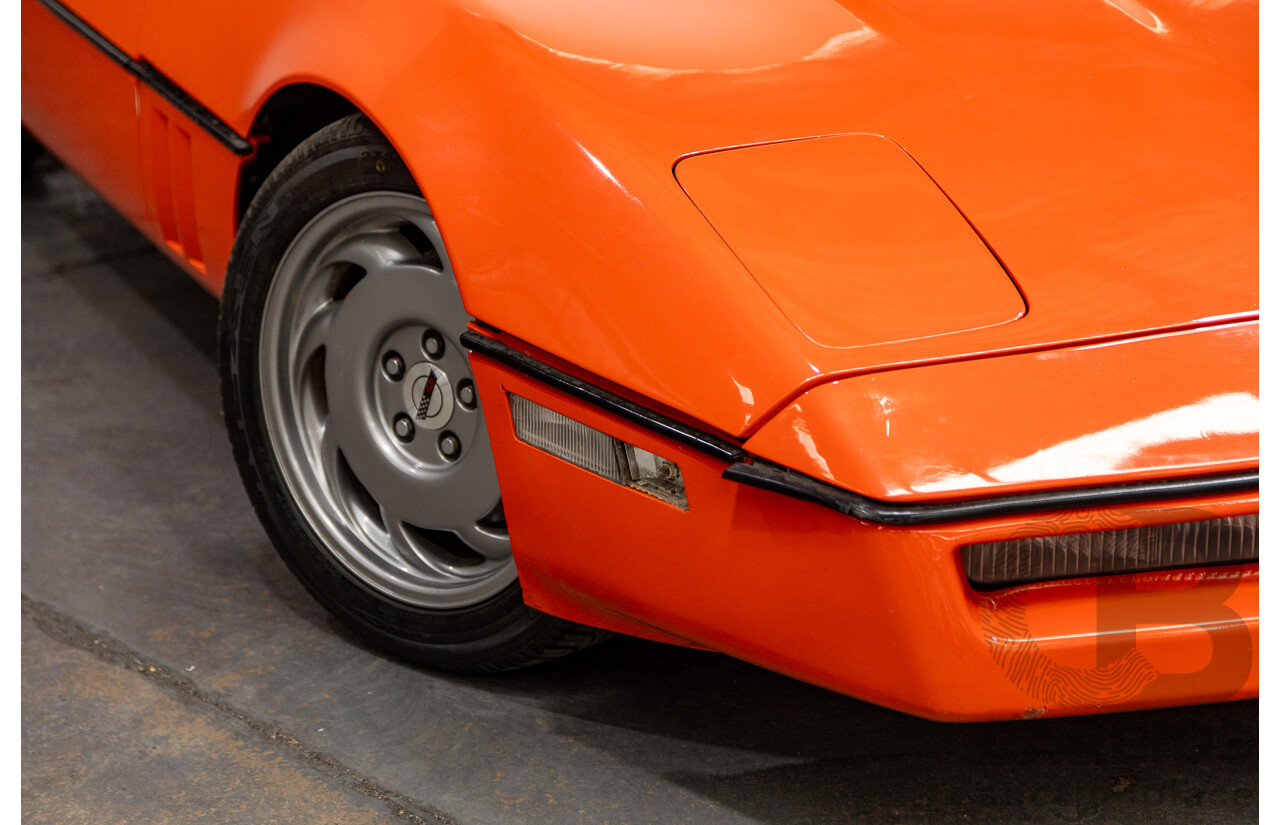 1987 Chevrolet Corvette C4 2d Coupe Red V8 5.7L - 07/1997 Import