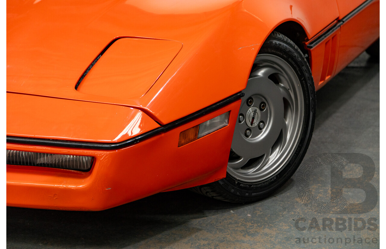 1987 Chevrolet Corvette C4 2d Coupe Red V8 5.7L - 07/1997 Import