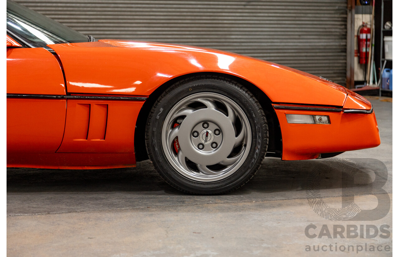 1987 Chevrolet Corvette C4 2d Coupe Red V8 5.7L - 07/1997 Import
