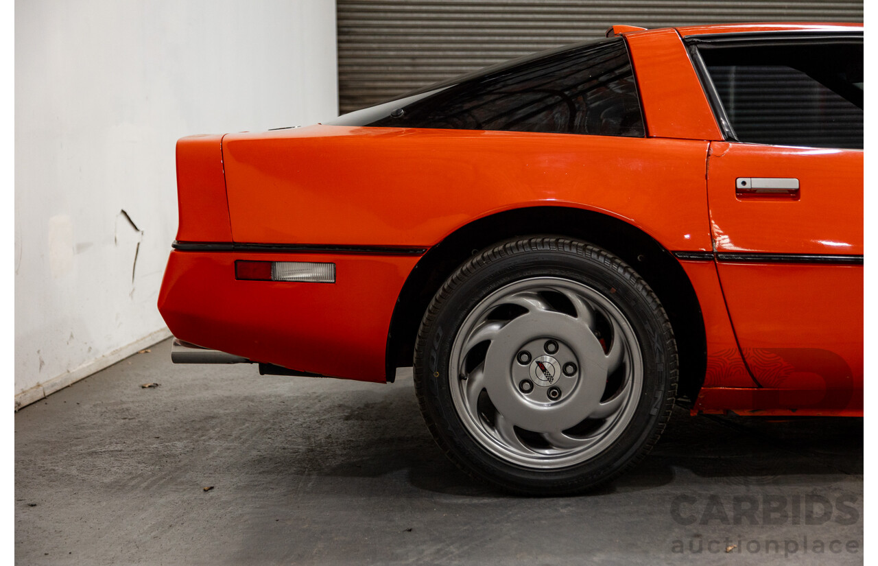 1987 Chevrolet Corvette C4 2d Coupe Red V8 5.7L - 07/1997 Import