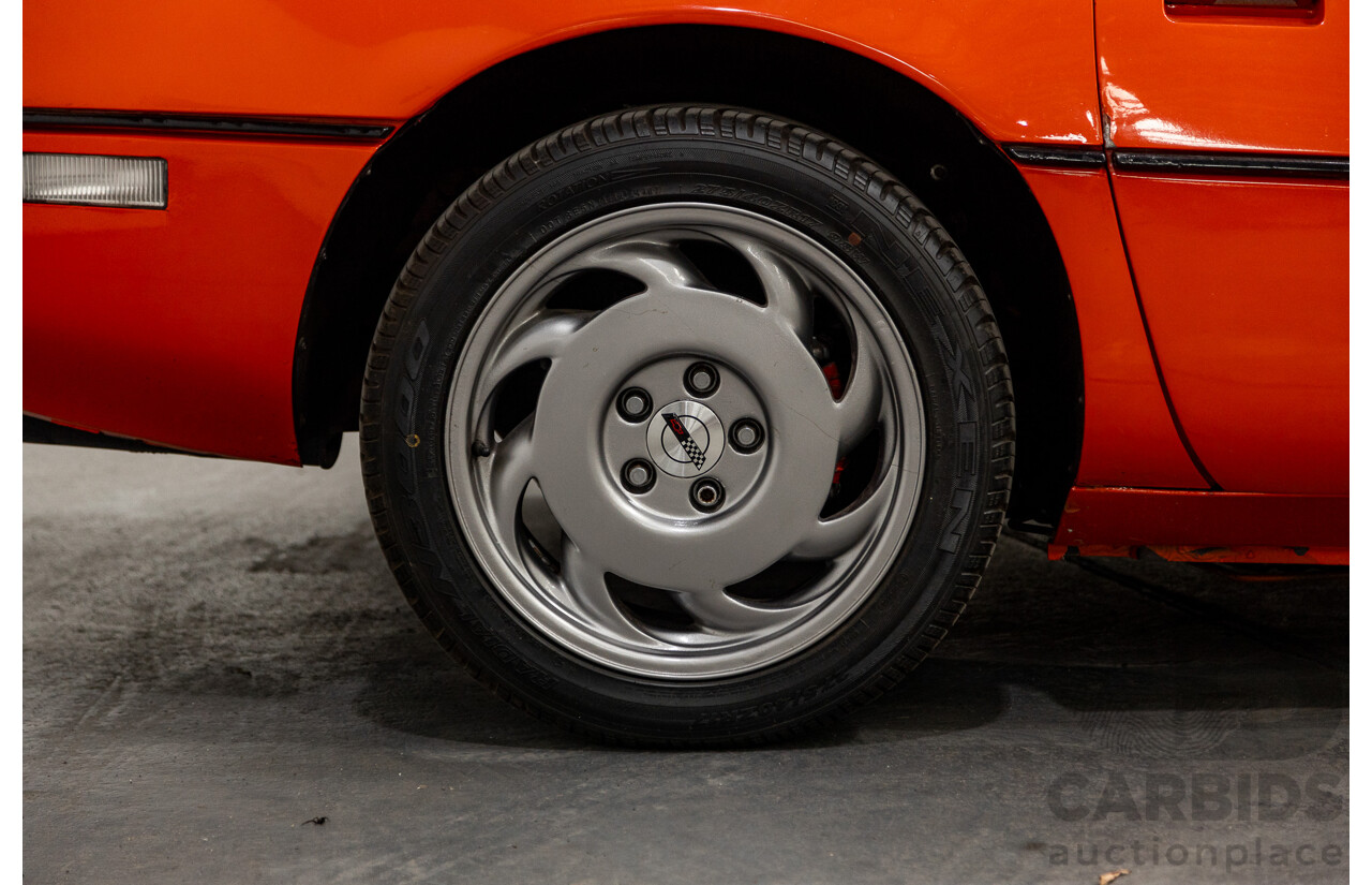 1987 Chevrolet Corvette C4 2d Coupe Red V8 5.7L - 07/1997 Import
