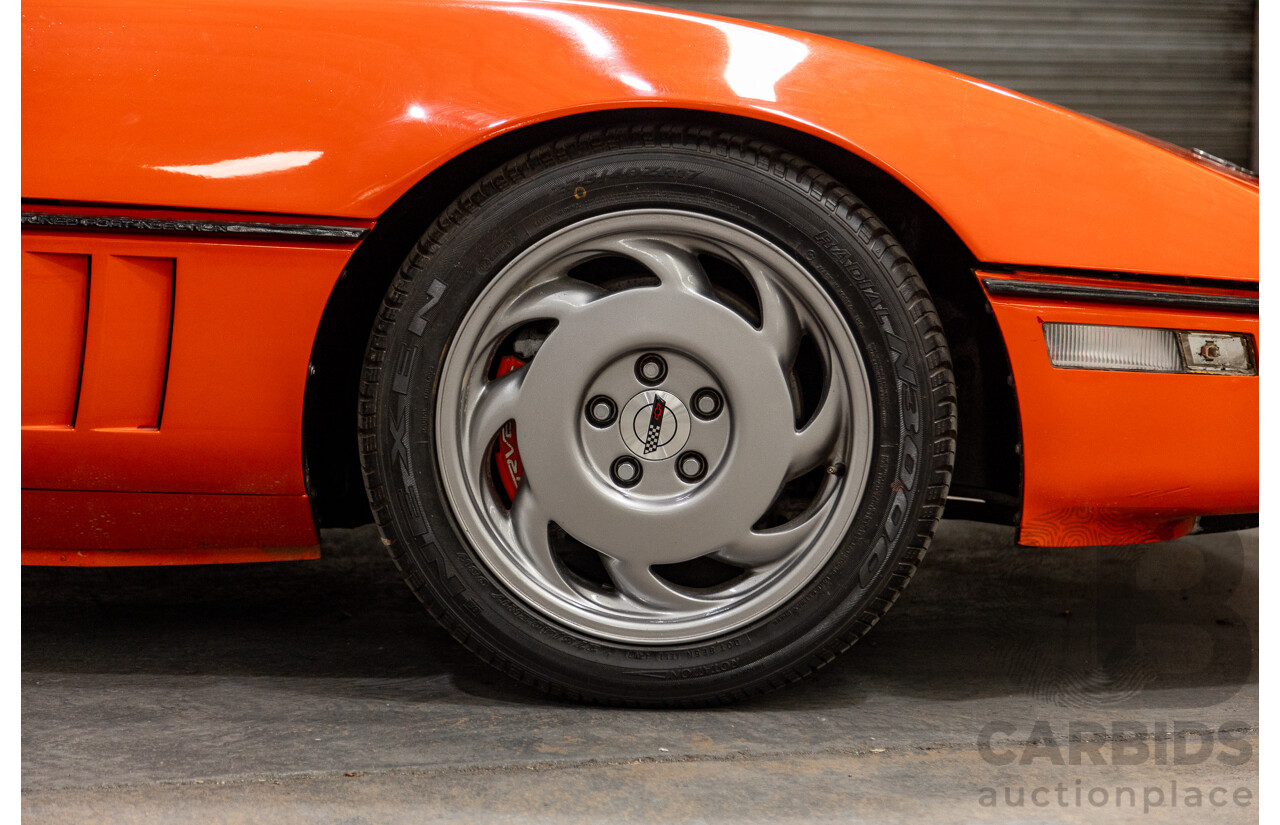 1987 Chevrolet Corvette C4 2d Coupe Red V8 5.7L - 07/1997 Import
