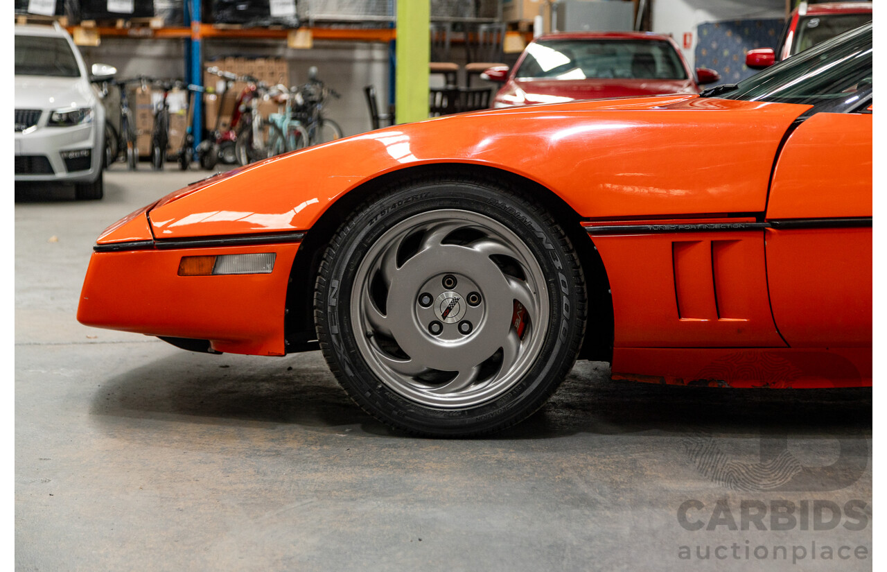 1987 Chevrolet Corvette C4 2d Coupe Red V8 5.7L - 07/1997 Import