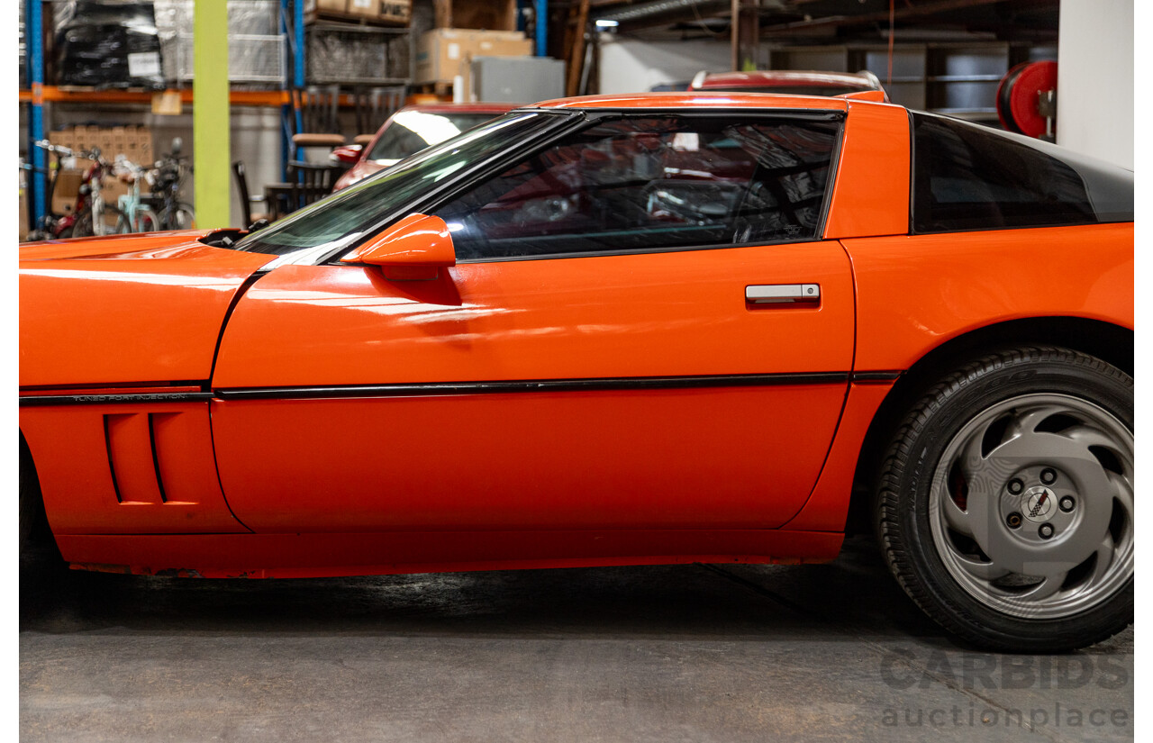 1987 Chevrolet Corvette C4 2d Coupe Red V8 5.7L - 07/1997 Import