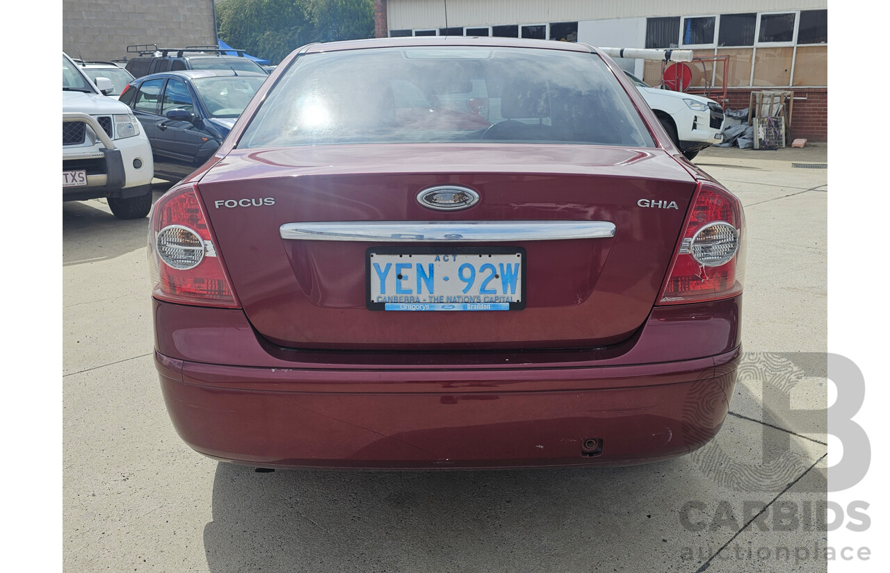 8/2006 Ford Focus GHIA LS 4d Sedan Red 2.0L