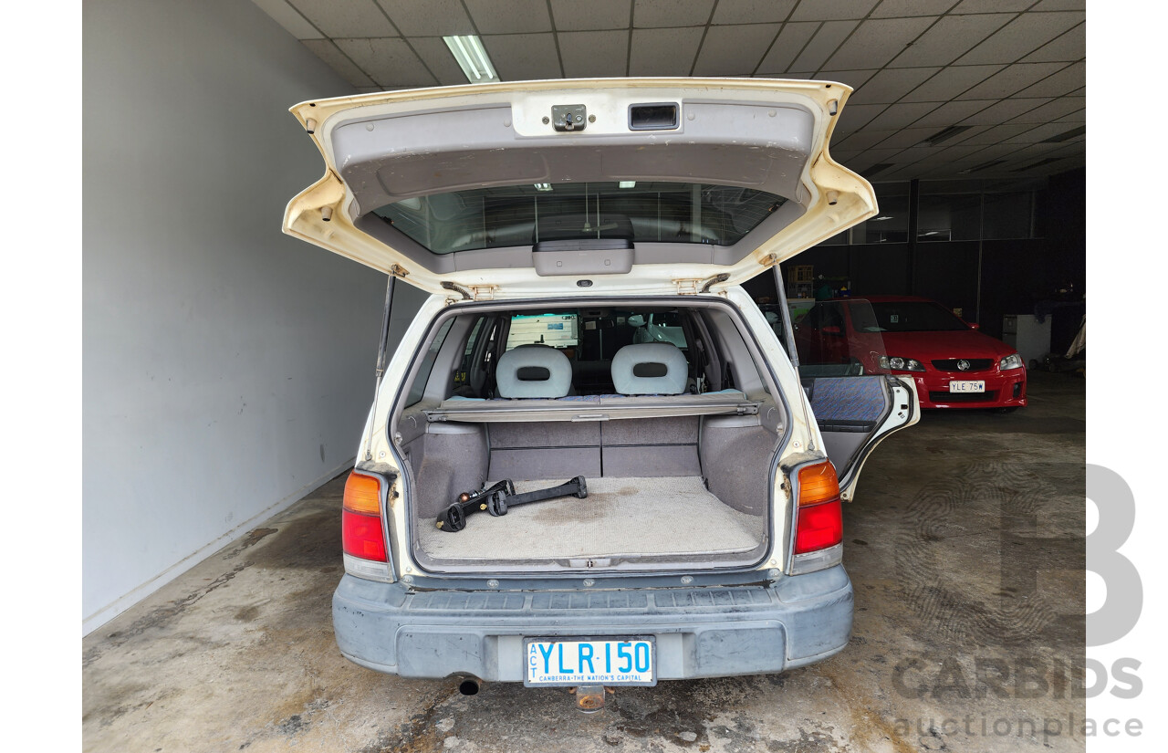 12/1997 Subaru Forester GX  4d Wagon White 2.0L