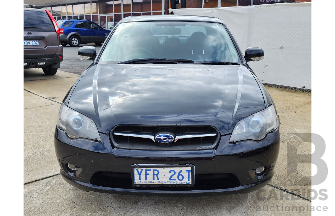 3/2005 Subaru Liberty 2.5i MY05 4d Sedan Black 2.5L