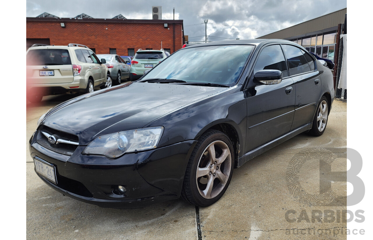 3/2005 Subaru Liberty 2.5i MY05 4d Sedan Black 2.5L