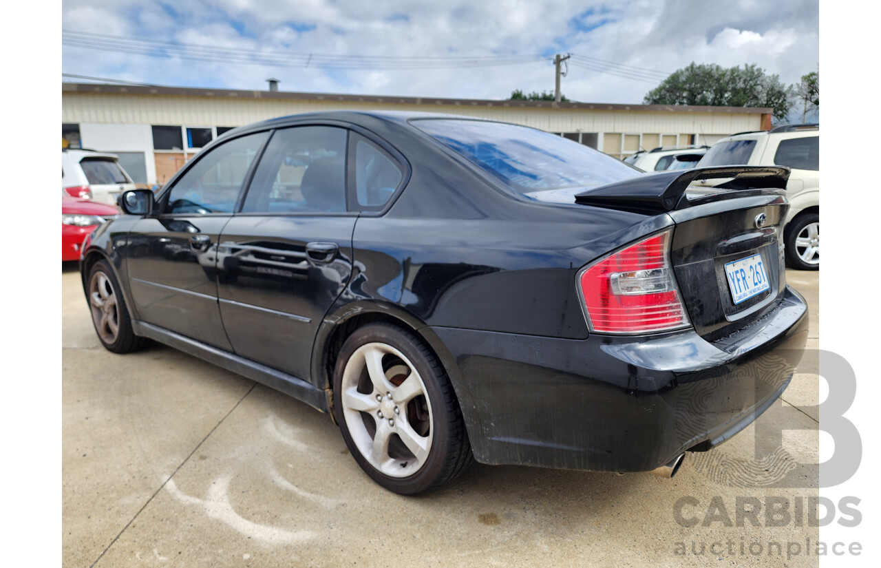 3/2005 Subaru Liberty 2.5i MY05 4d Sedan Black 2.5L