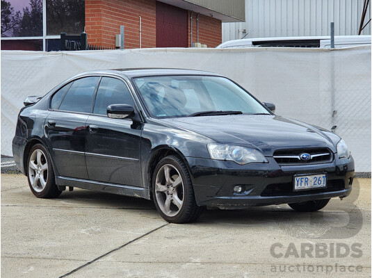 3/2005 Subaru Liberty 2.5i MY05 4d Sedan Black 2.5L