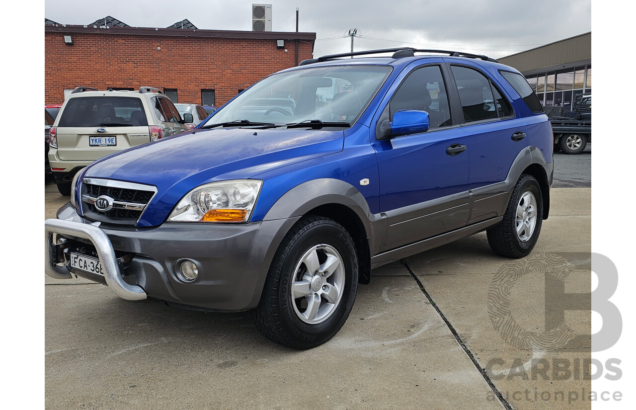 6/2009 Kia Sorento LX BL 4d Wagon Blue 2.5L