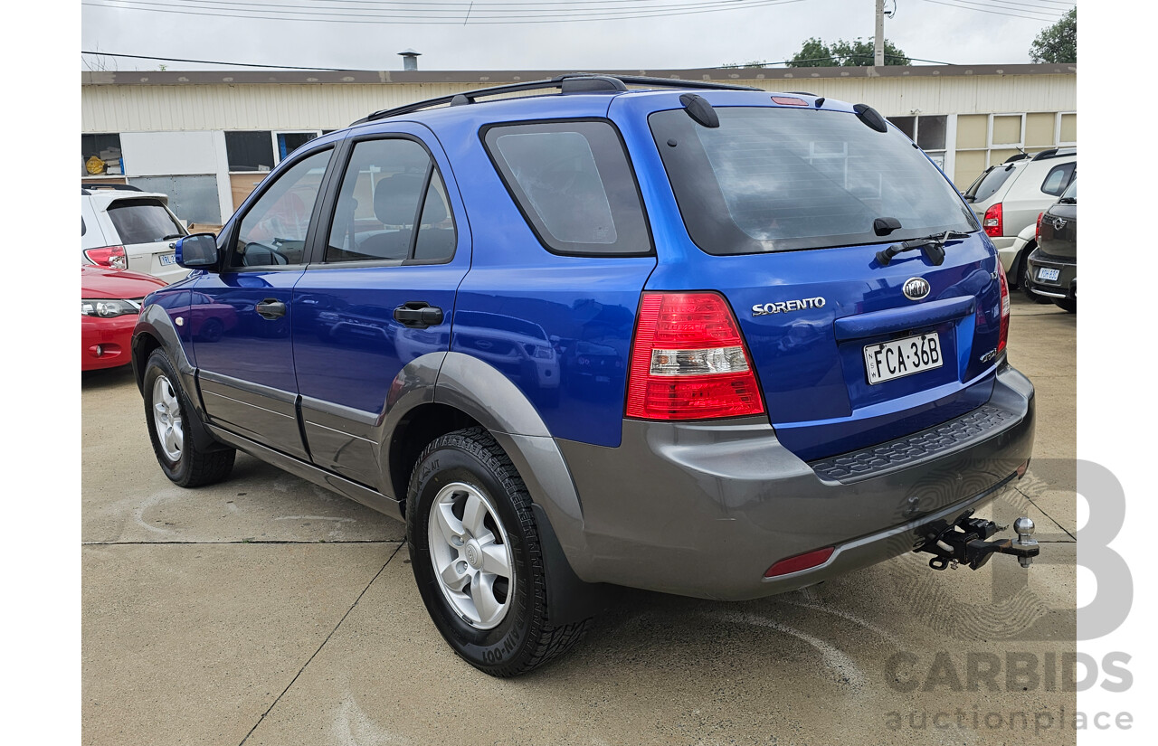 6/2009 Kia Sorento LX BL 4d Wagon Blue 2.5L