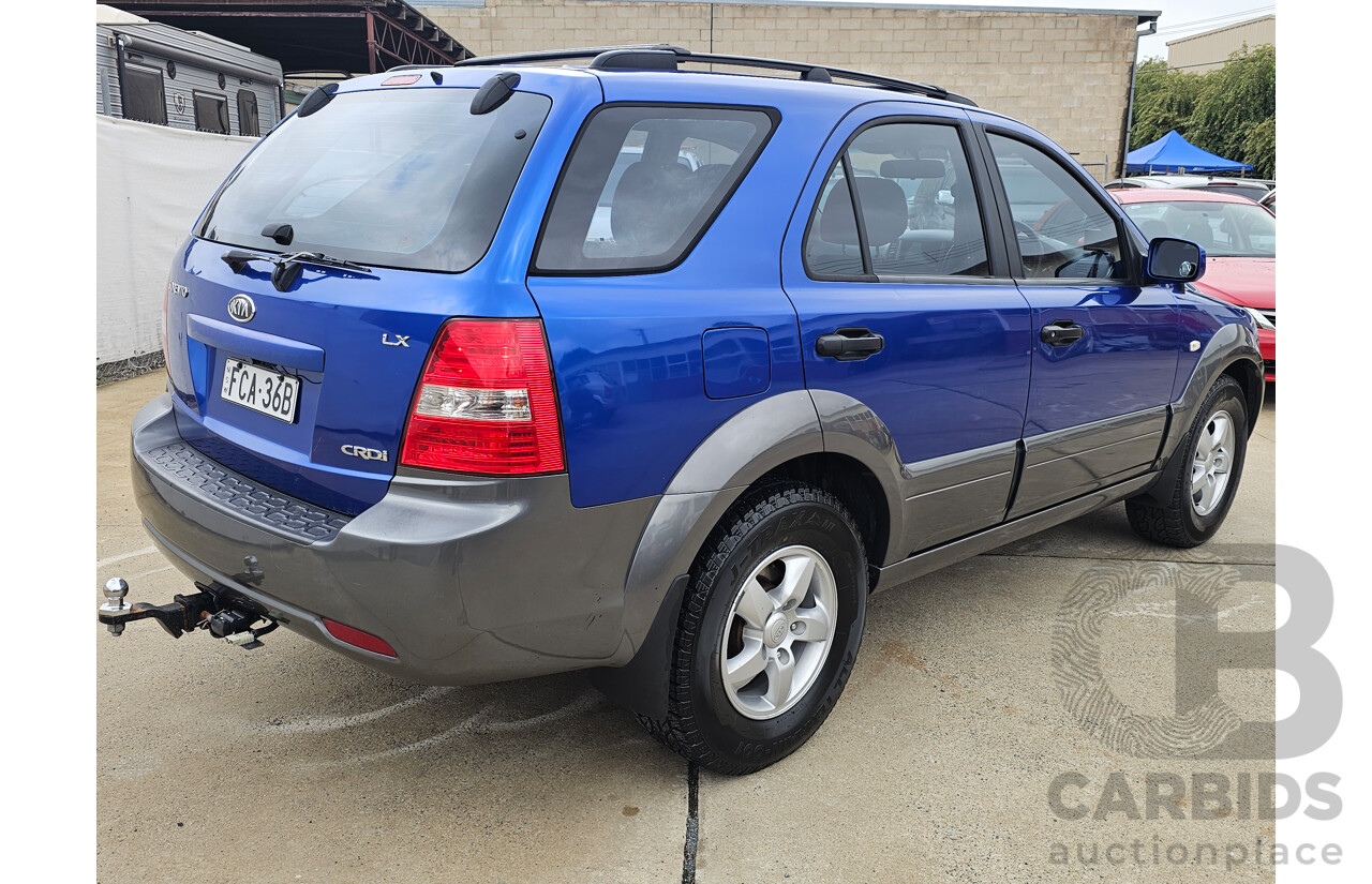 6/2009 Kia Sorento LX BL 4d Wagon Blue 2.5L