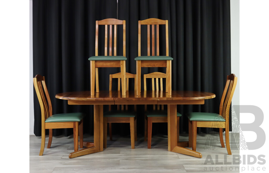 Blackwood Seven Piece Dining Suite by Uneke Furniture, Bungendore