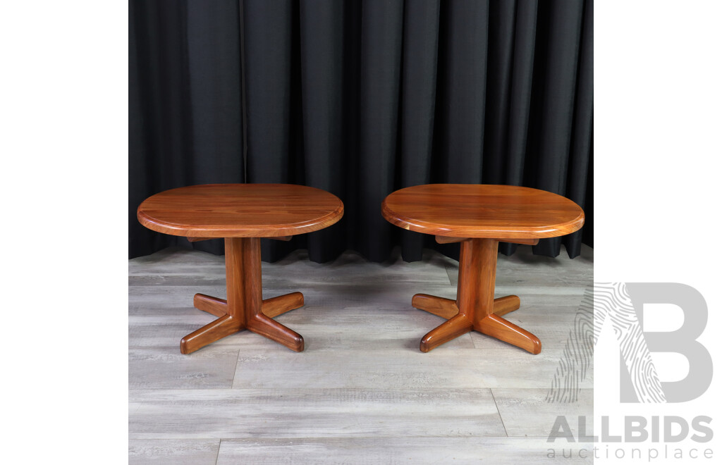 Pair of Timber Side Tables