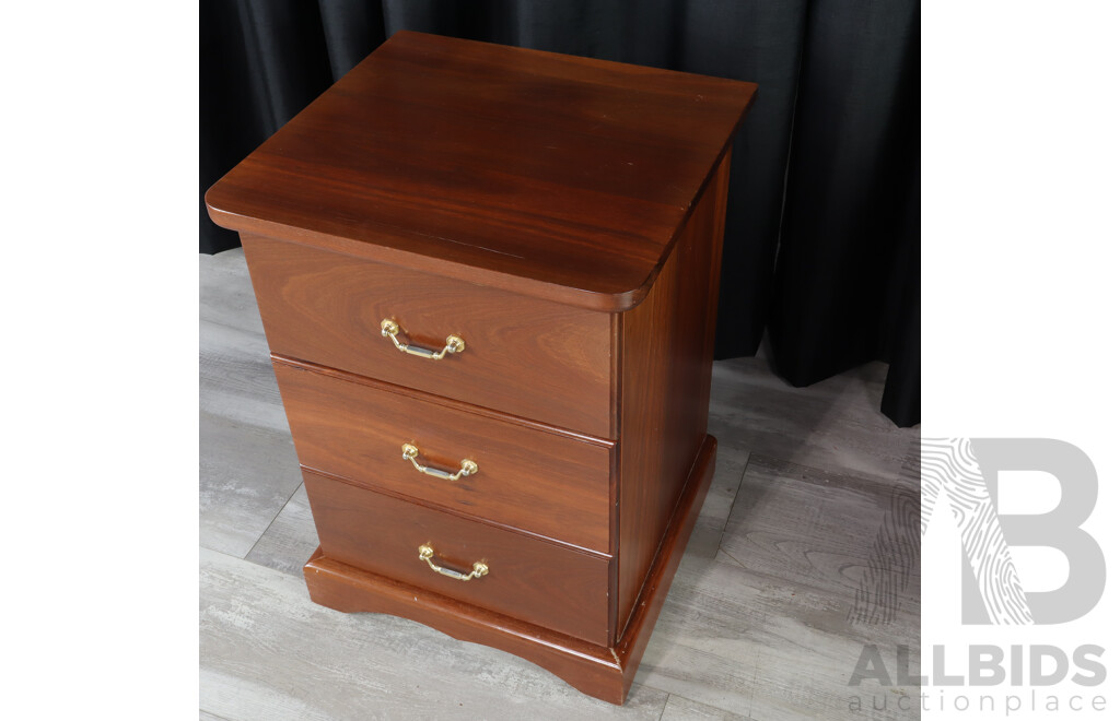 Pair of Modern Timber Bedside Chests