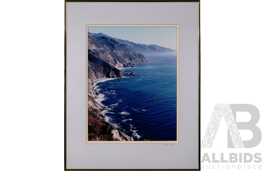 Peter Scott, (20th Century), Big Sur, Framed Colour Photograph, 51 x 41 cm (frame)