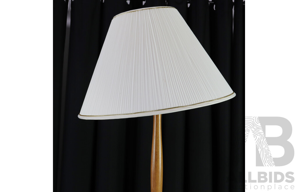 Timber Base Floor Lamp