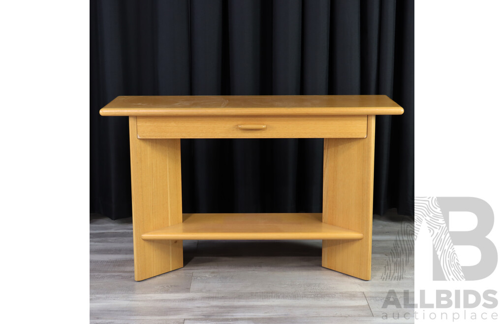 Modern Single Drawer Hall Table