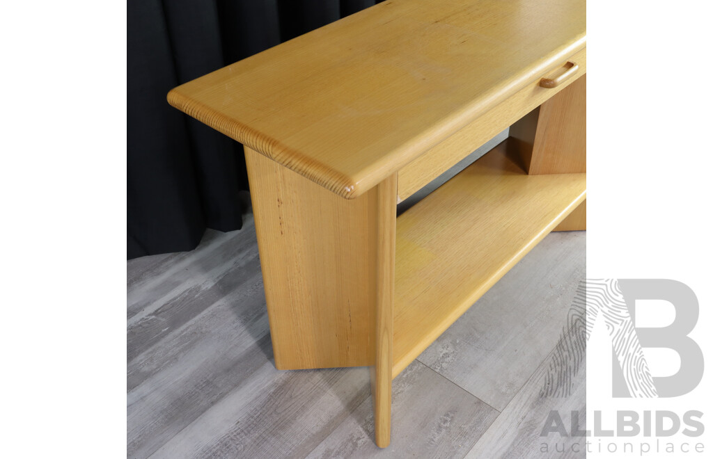 Modern Single Drawer Hall Table