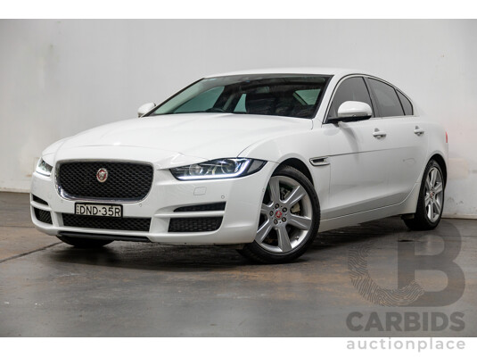 02/2016 Jaguar XE 20t PRESTIGE RWD Polaris White Turbo 2.0L