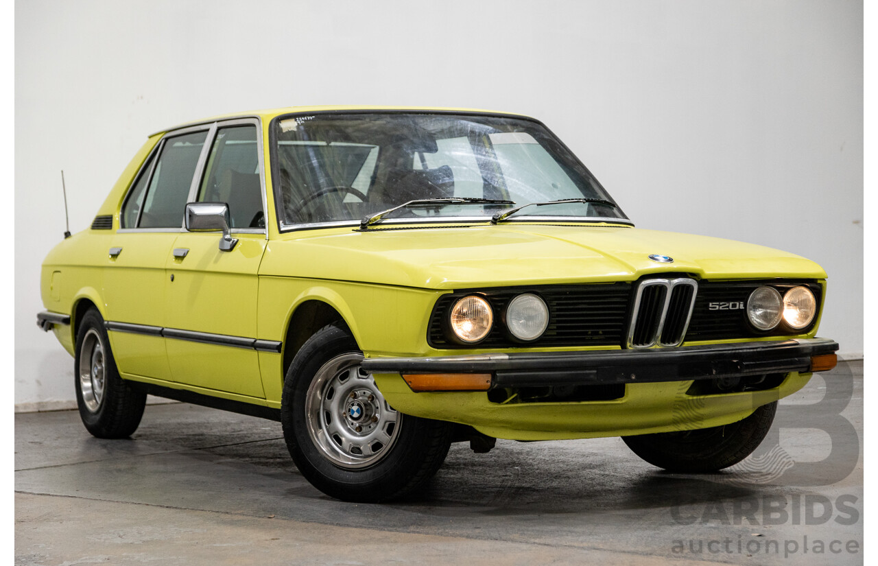 1/1976 BMW 520i 4d Sedan Golf Yellow 2.0L