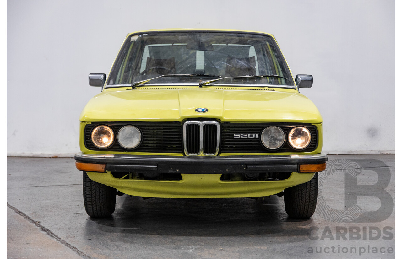 1/1976 BMW 520i 4d Sedan Golf Yellow 2.0L