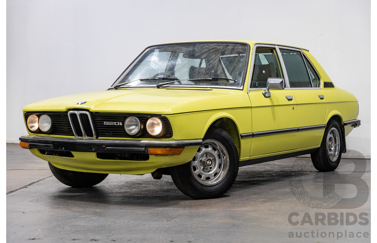 1/1976 BMW 520i 4d Sedan Golf Yellow 2.0L