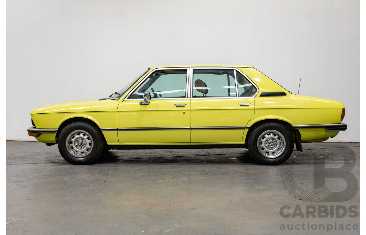 1/1976 BMW 520i 4d Sedan Golf Yellow 2.0L