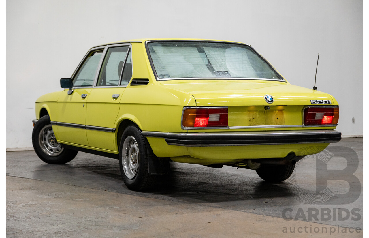 1/1976 BMW 520i 4d Sedan Golf Yellow 2.0L