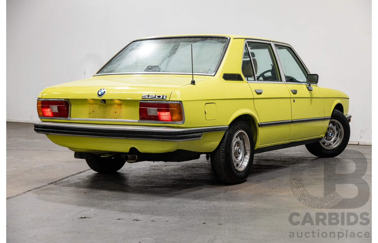 1/1976 BMW 520i 4d Sedan Golf Yellow 2.0L