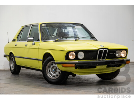 1/1976 BMW 520i 4d Sedan Golf Yellow 2.0L