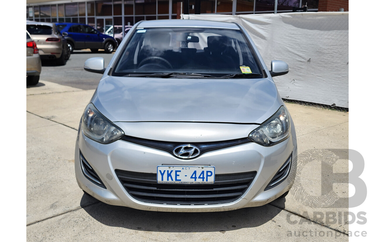 10/2012 Hyundai i20 Active PB MY12.5 3d Hatchback Silver 1.4L