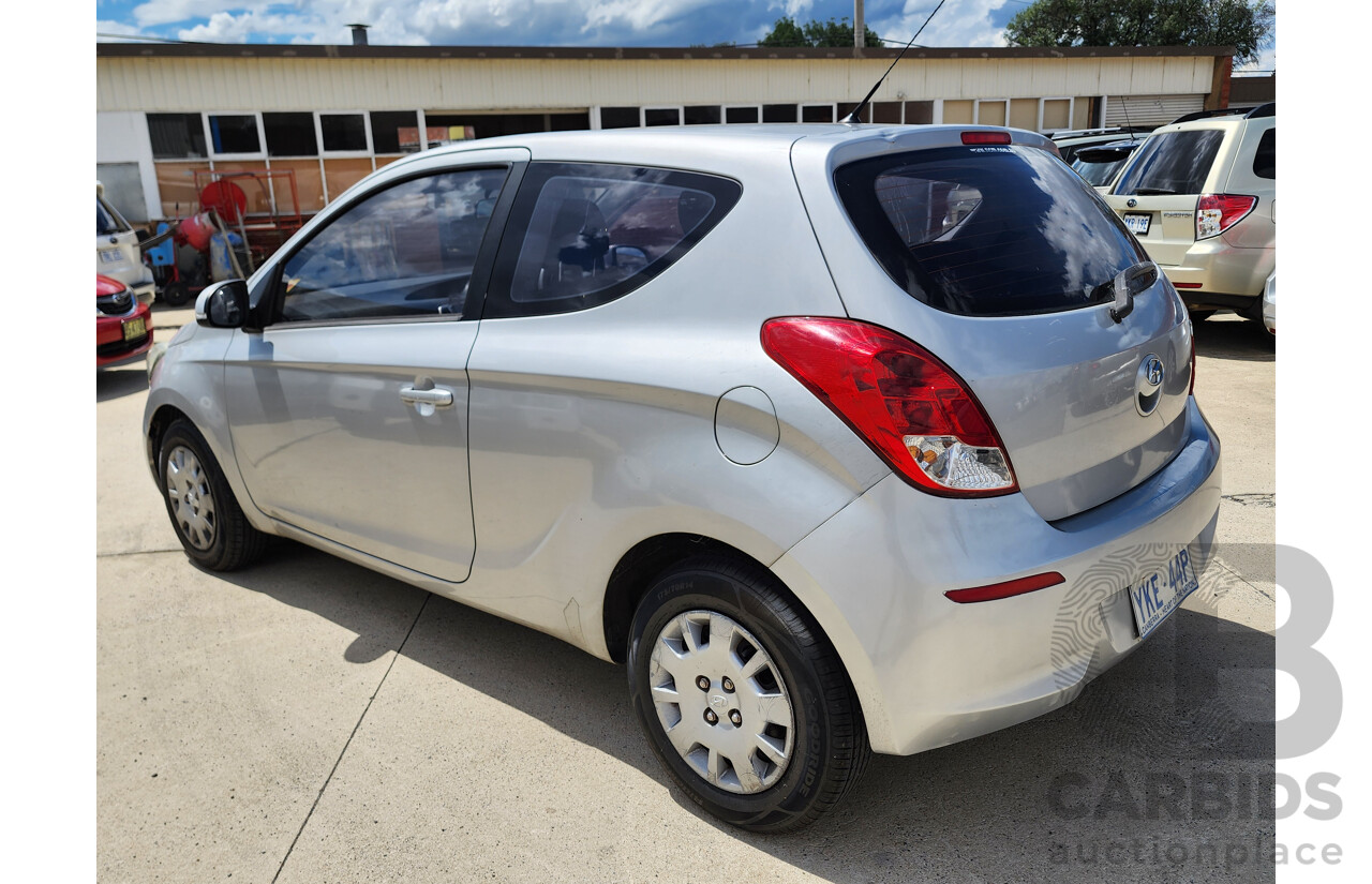 10/2012 Hyundai i20 Active PB MY12.5 3d Hatchback Silver 1.4L